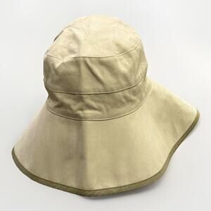 REI Womens Raffia Tan Beige Sun Wide Brim Hat Size L/XL